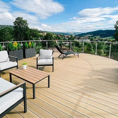 Penthouse Sloneczna Rapsodia - Blisko Parku Zdrojowego - Duzy Taras Na Dachu - Piekny Widok - Winda - Garaz Apartment Rabka Exterior photo