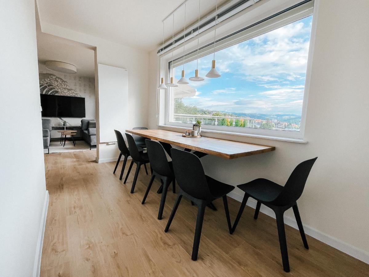 Apartment Penthouse Sloneczna Rapsodia - Blisko Parku Zdrojowego - Duzy Taras Na Dachu - Piekny Widok - Winda - Garaz Rabka